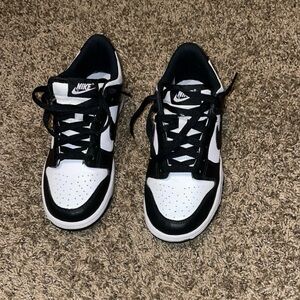 Nike Kids Black and White Athletic Sneakers